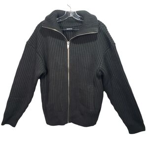 THE KOOPLES Dark Green Turtleneck Pullover | Large